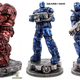 Illustration for article titled Gears of War In Red And Blue Bronze